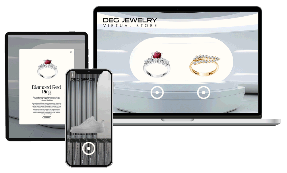 3D Virtual Showroom Experience Demo - Interactive product visualization